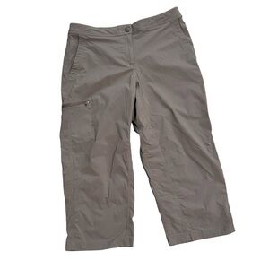 LL Bean woman’s Size 10 medium brown hiking capri pants